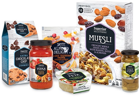 Superior Selections Products Packaging